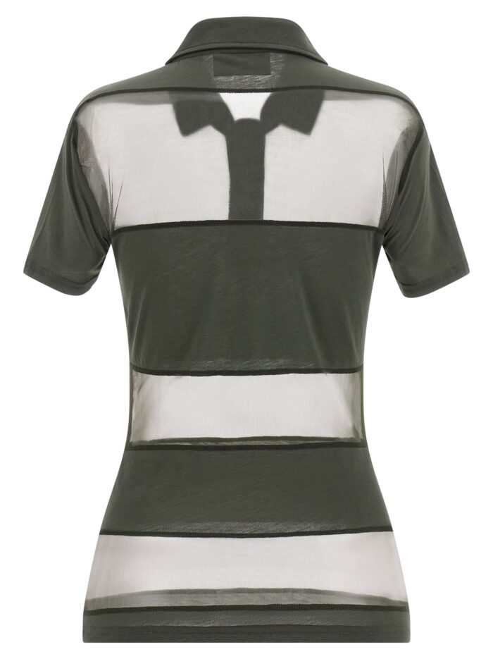 COPERNI 'Sheer Striped' Polo Shirt