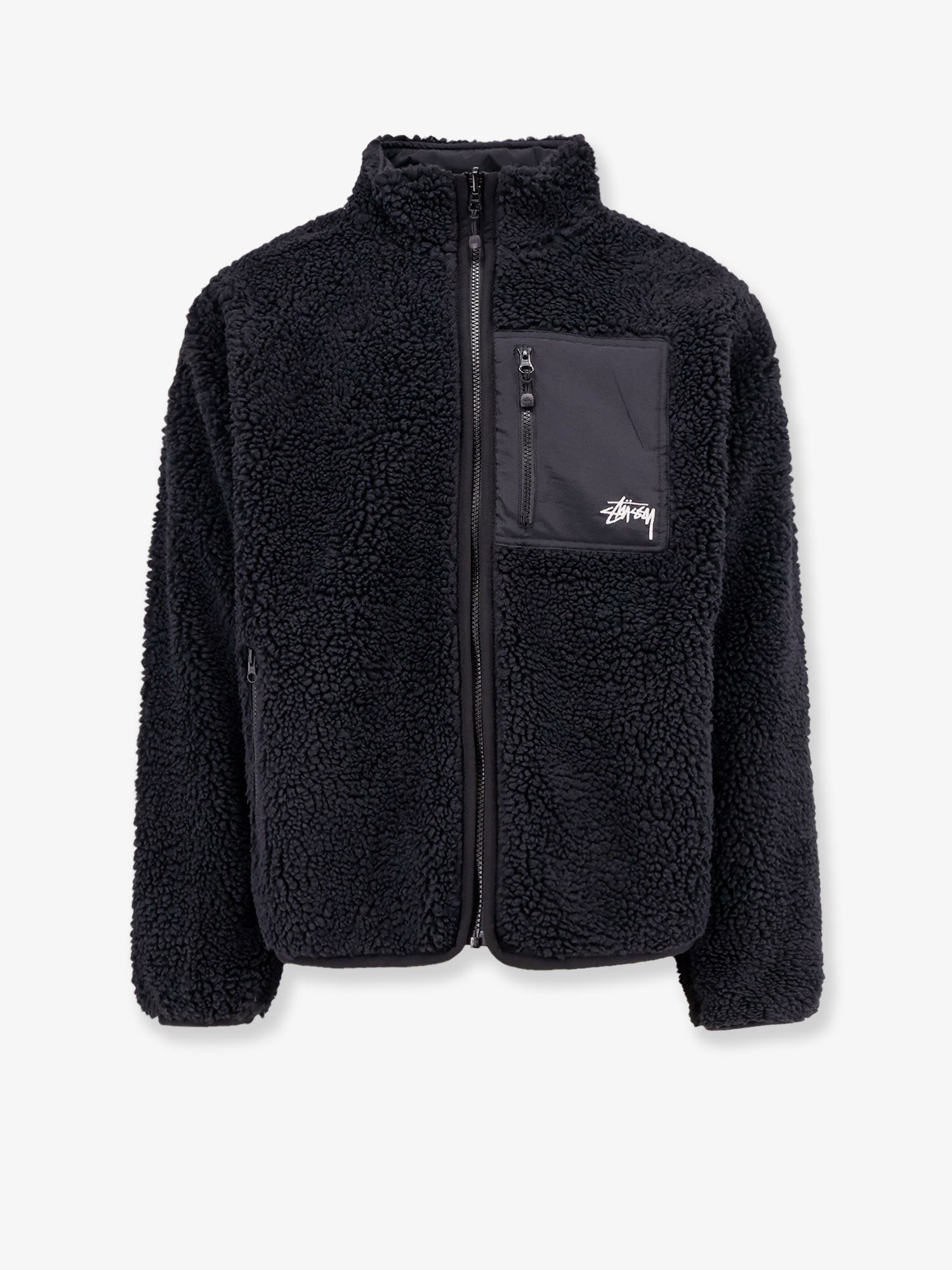 STUSSY Sherpa And Nylon Reversible Jacket