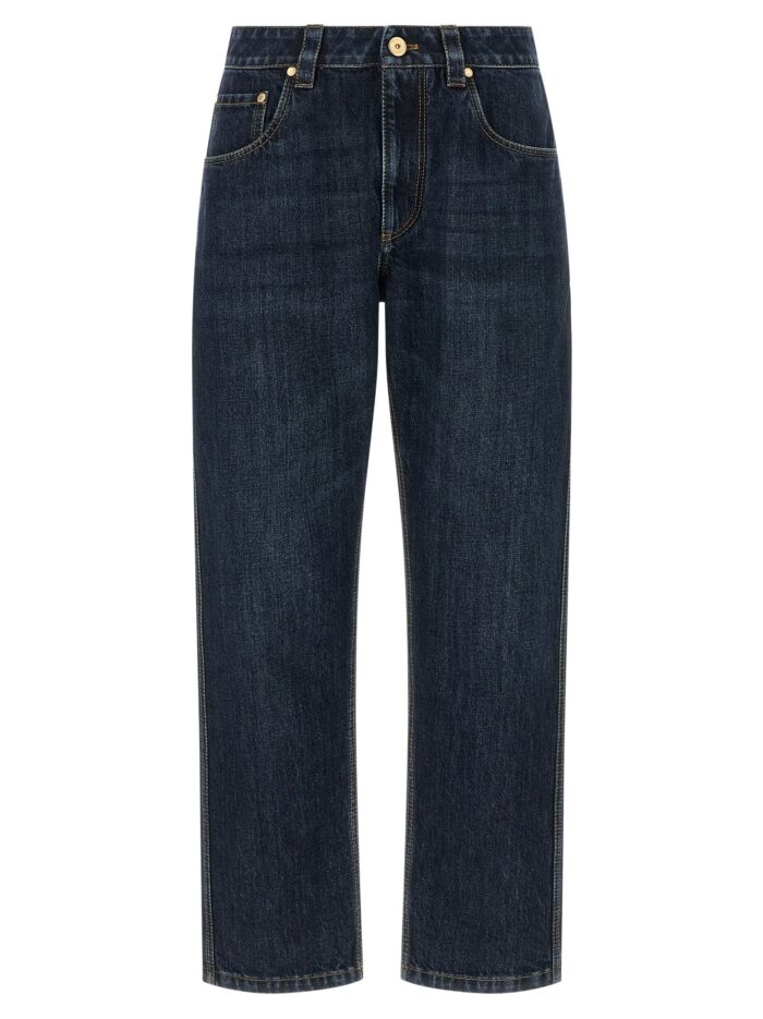 brunello cucinelli 'shiny bartack' jeans Brunello Cucinelli 'Shiny Bartack' Jeans