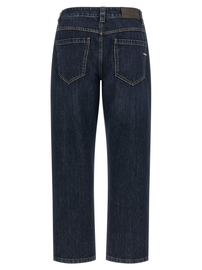 Brunello Cucinelli 'Shiny Bartack' Jeans