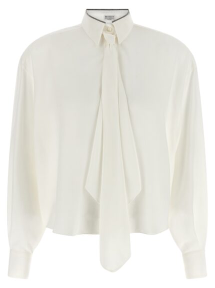 Brunello Cucinelli 'Shiny Collar' Shirt