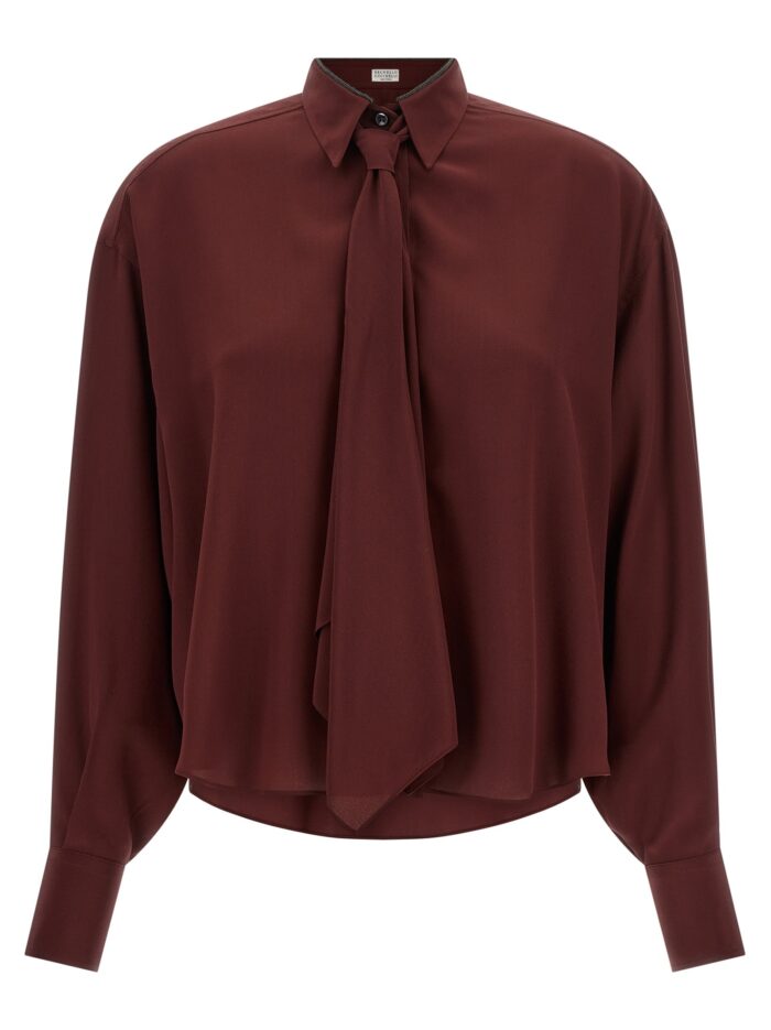 brunello cucinelli 'shiny collar' shirt Brunello Cucinelli 'Shiny Collar' Shirt