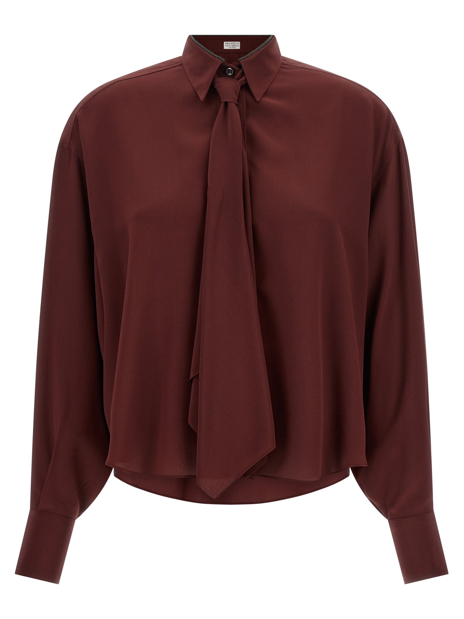 Brunello Cucinelli 'Shiny Collar' Shirt