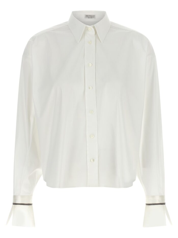 brunello cucinelli 'shiny cuffs' shirt Brunello Cucinelli 'Shiny Cuffs' Shirt