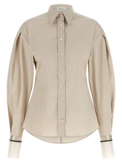 Brunello Cucinelli 'Shiny Cuffs' Shirt
