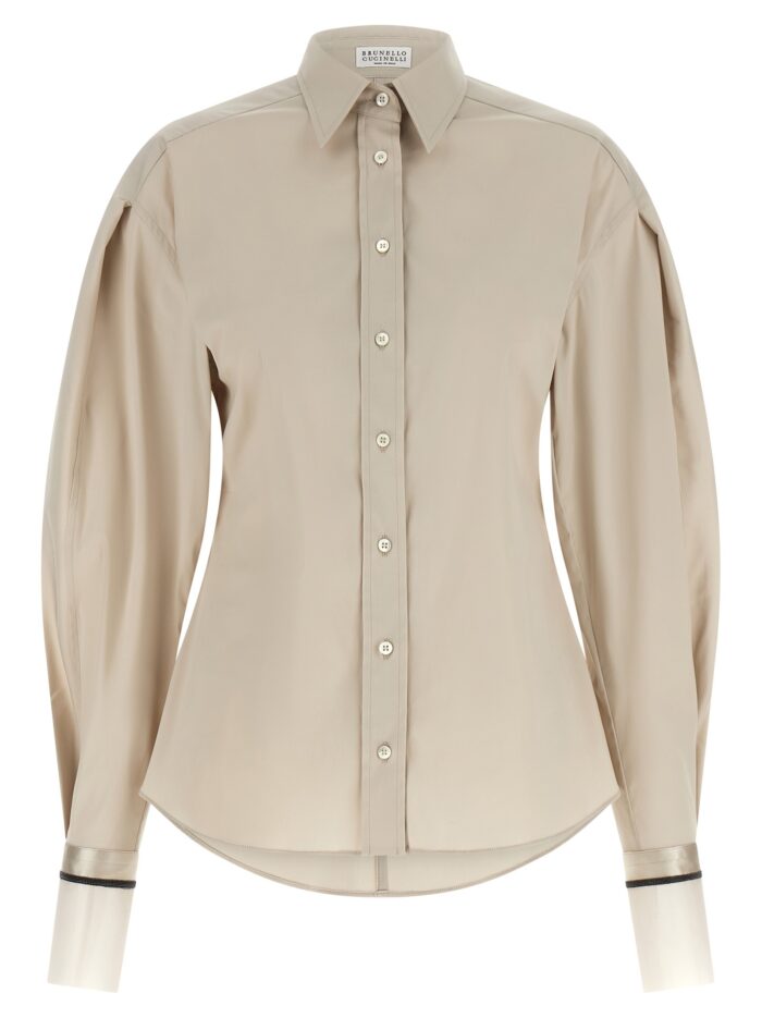 brunello cucinelli 'shiny cuffs' shirt Brunello Cucinelli 'Shiny Cuffs' Shirt