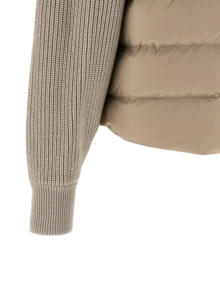 Brunello Cucinelli 'Shiny Flap Detail' Down Jacket