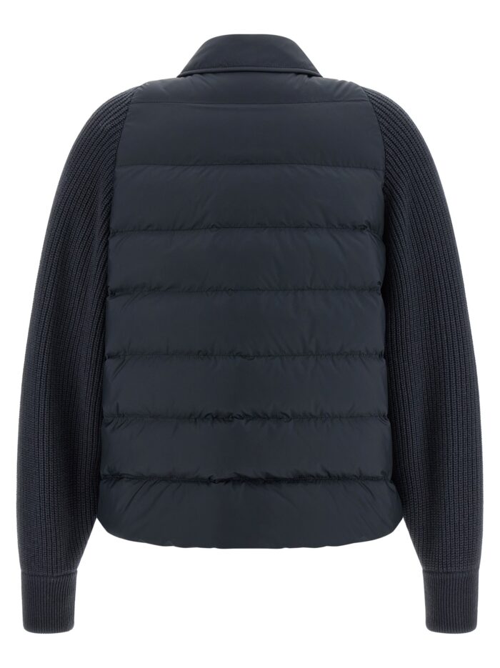 Brunello Cucinelli 'Shiny Flap Detail' Down Jacket