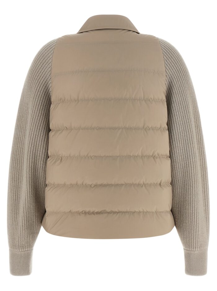 Brunello Cucinelli 'Shiny Flap Detail' Down Jacket