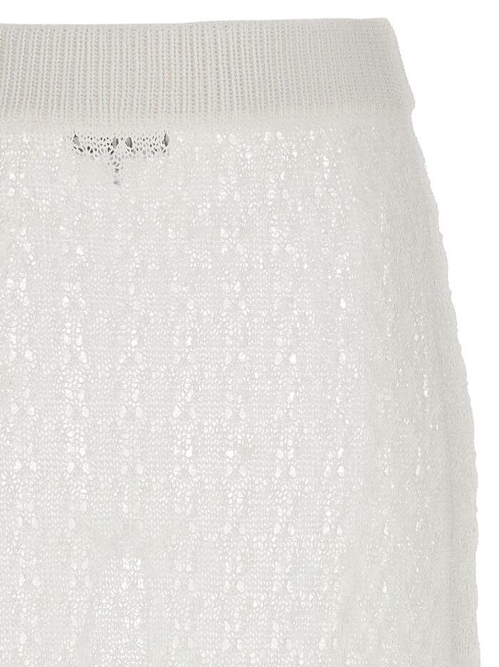 GANNI 'Shiny Pointelle Knit' Skirt