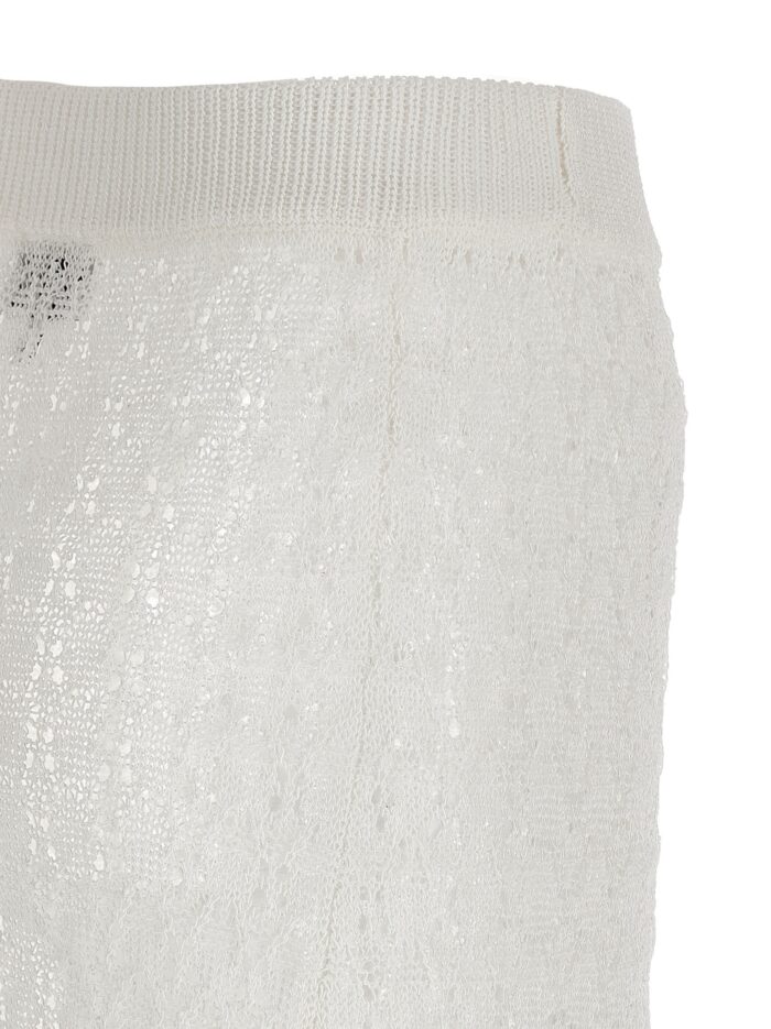 GANNI 'Shiny Pointelle Knit' Skirt