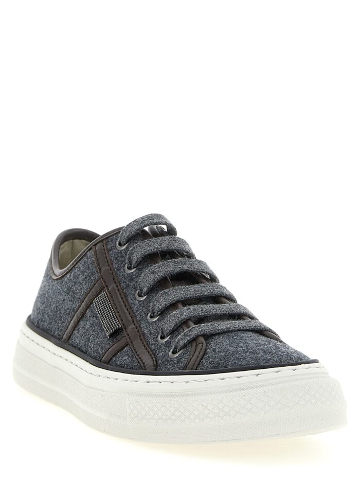 Brunello Cucinelli 'Shiny Tab' Sneakers