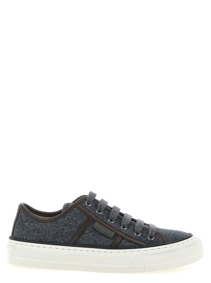 brunello cucinelli 'shiny tab' sneakers Brunello Cucinelli 'Shiny Tab' Sneakers