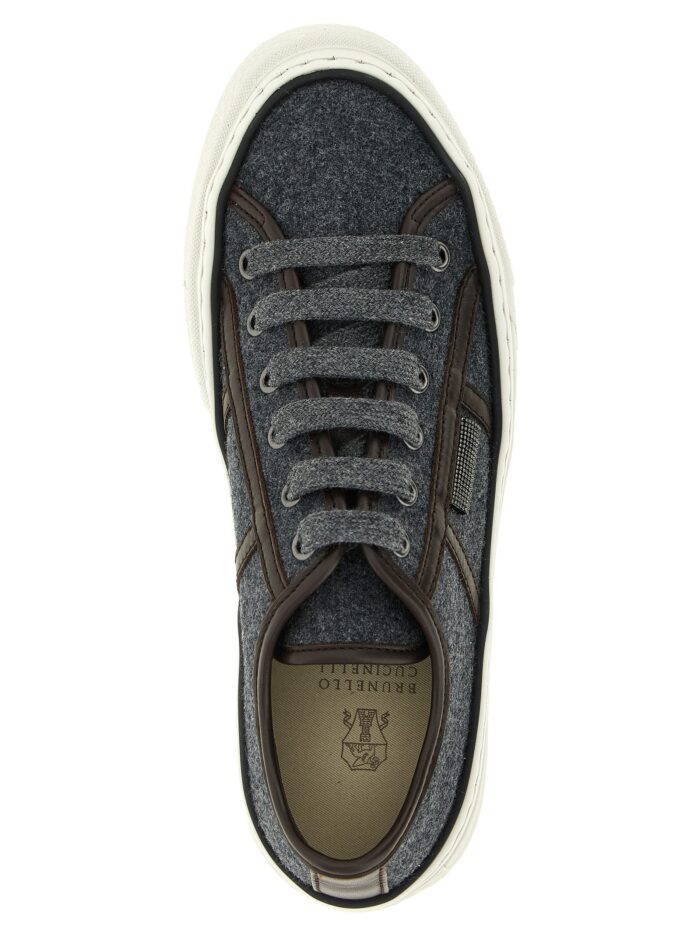 Brunello Cucinelli 'Shiny Tab' Sneakers