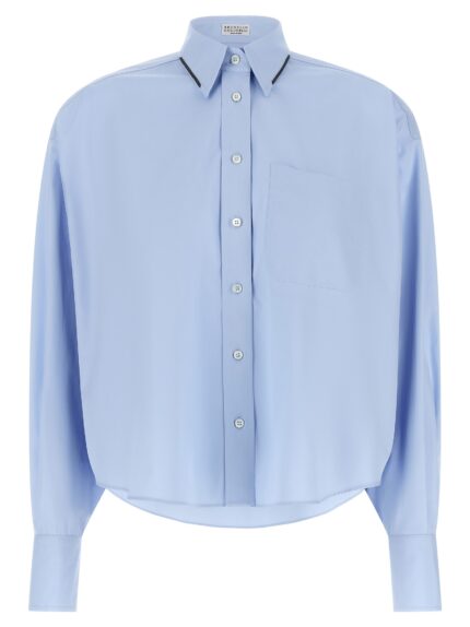 Brunello Cucinelli 'Shiny Trim' Shirt