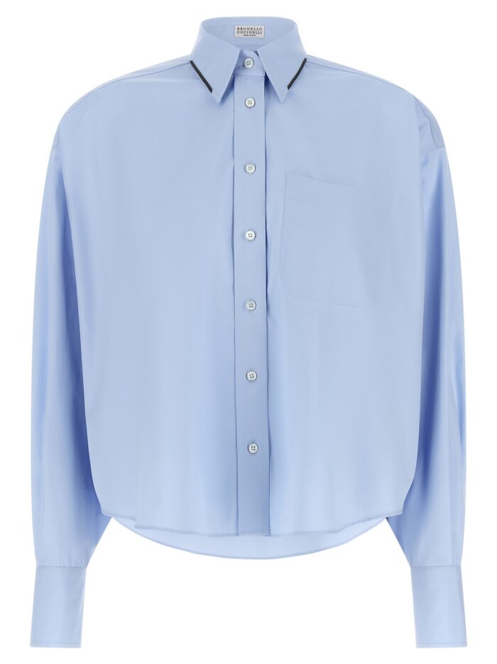brunello cucinelli 'shiny trim' shirt Brunello Cucinelli 'Shiny Trim' Shirt