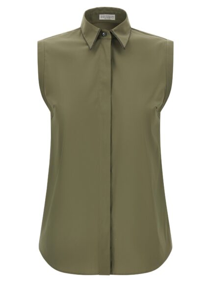 Brunello Cucinelli 'Shiny Trim' Shirt