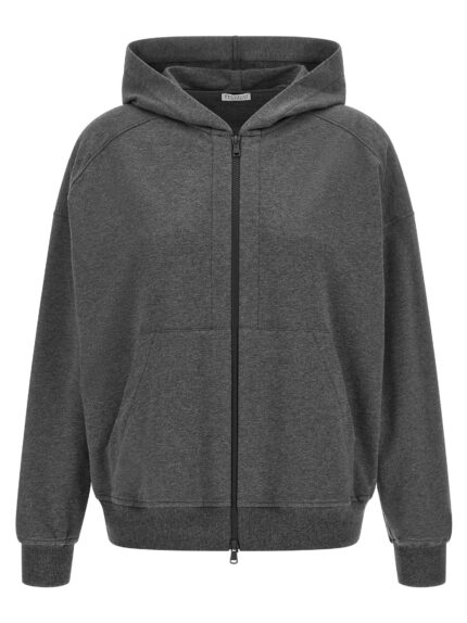 Brunello Cucinelli 'Shiny Trims' Hoodie
