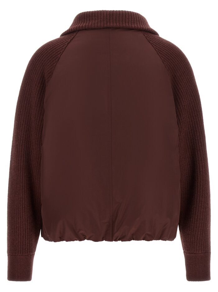 Brunello Cucinelli 'Shiny Zipper Pull' Down Jacket