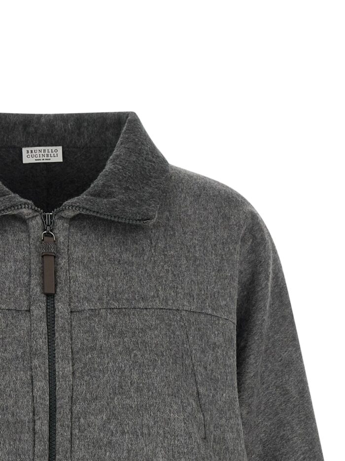 Brunello Cucinelli 'Shiny Zipper Pull' Jacket