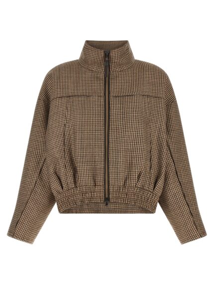 Brunello Cucinelli 'Shiny Zipper Pull' Jacket