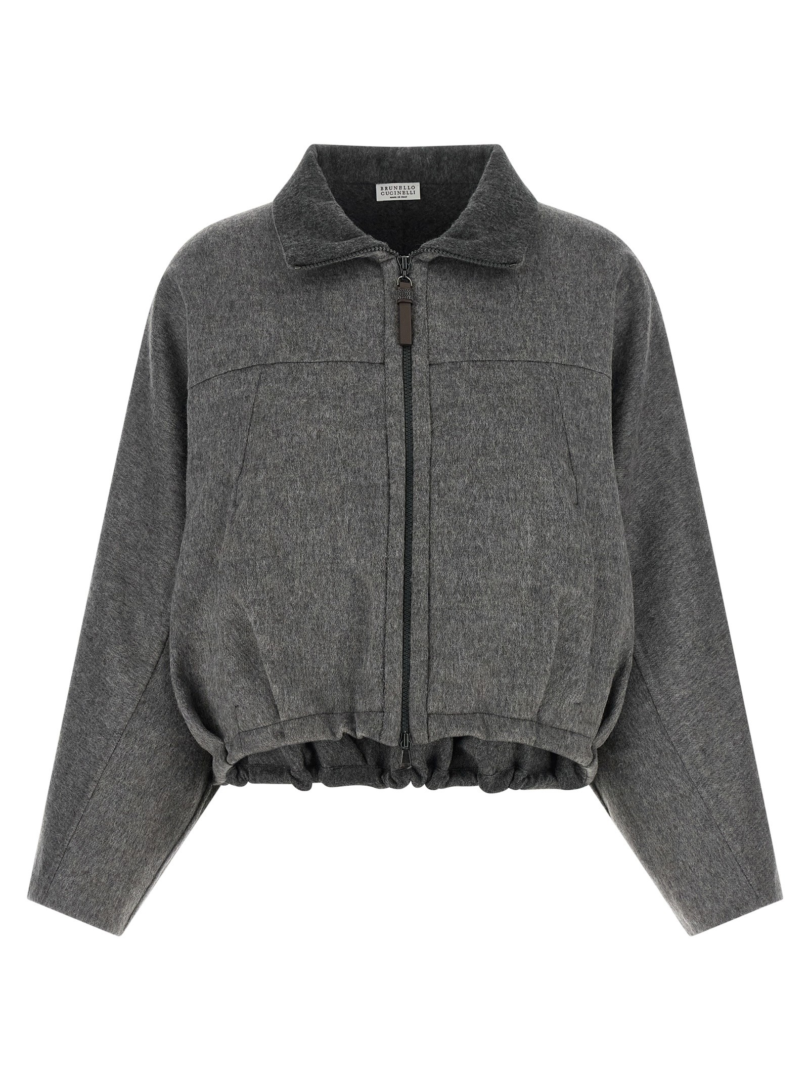 Brunello Cucinelli 'Shiny Zipper Pull' Jacket