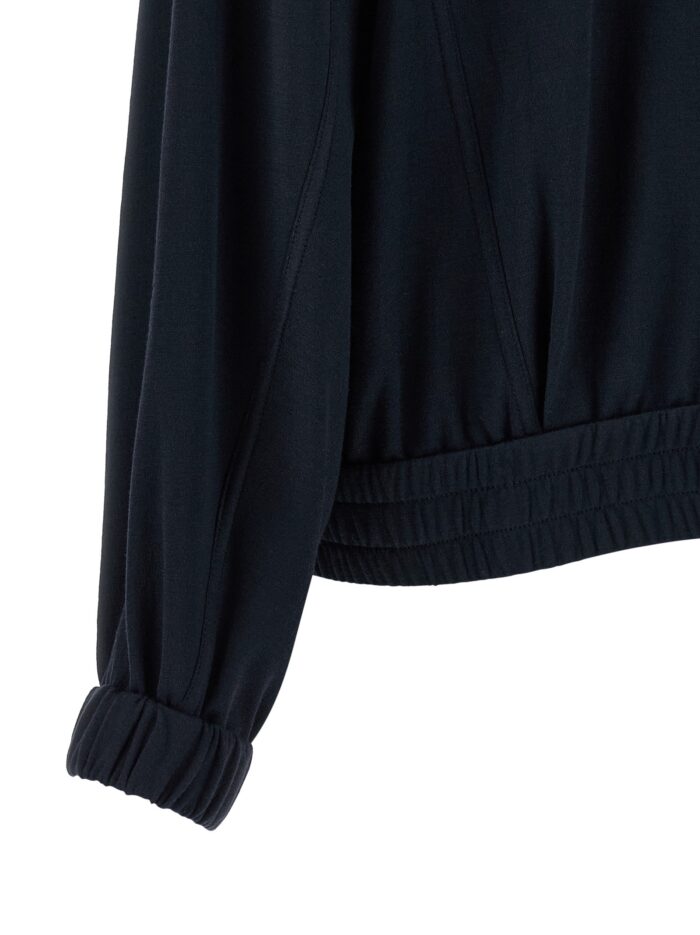 Brunello Cucinelli 'Shiny Zipper Pull' Sweatshirt