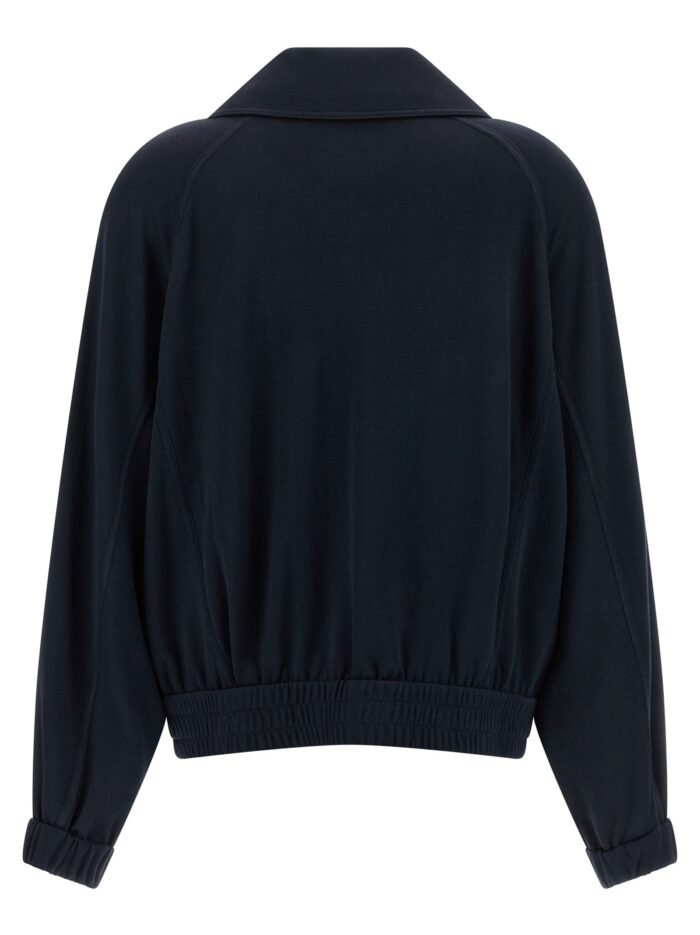Brunello Cucinelli 'Shiny Zipper Pull' Sweatshirt