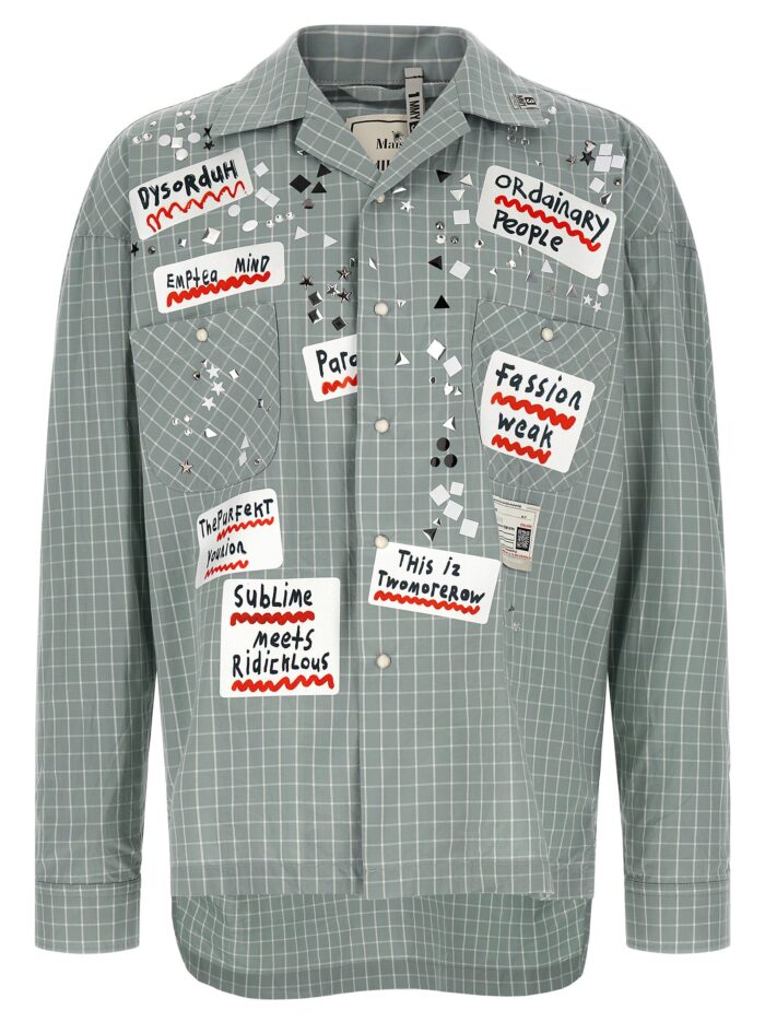 maison mihara yasuhiro shirt adhesive decorations MAISON MIHARA YASUHIRO Shirt Adhesive Decorations