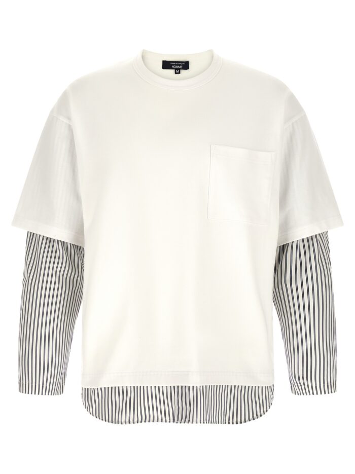 comme des gar?ons homme shirt insert t shirt COMME DES GAR?ONS HOMME Shirt Insert T-shirt