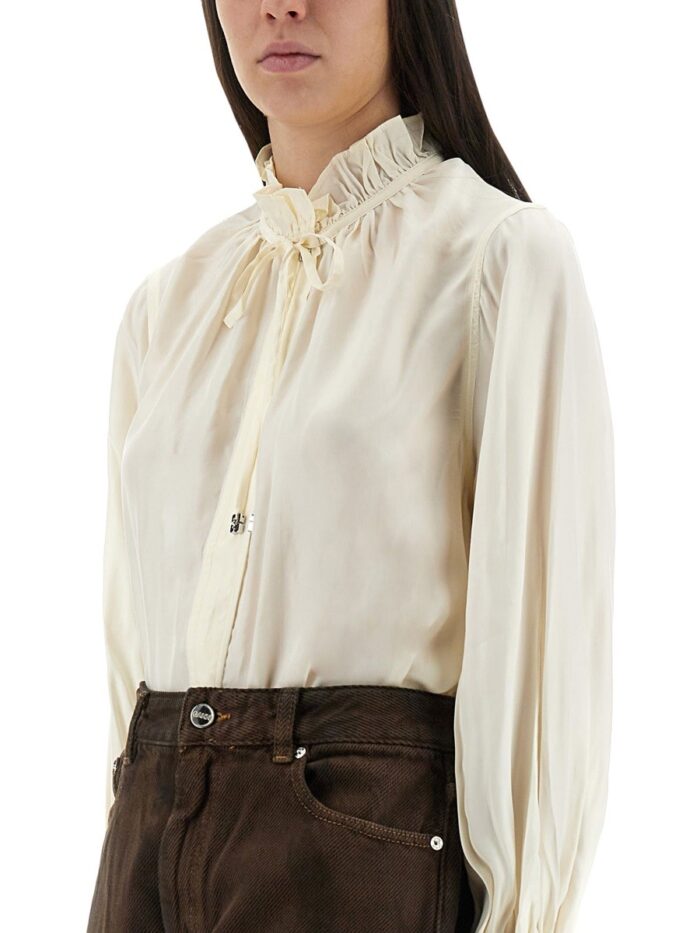 Ganni Shirt With Bow