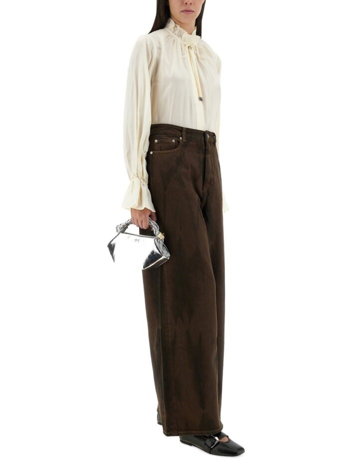 Ganni Shirt With Bow