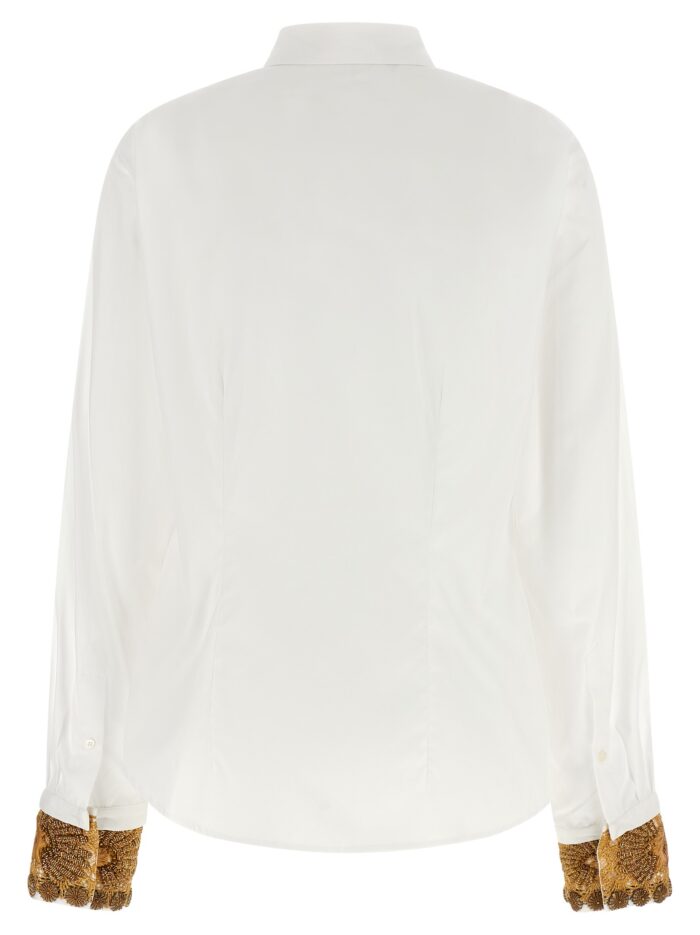 Dries Van Noten Shirt With Embroidered Cuffs