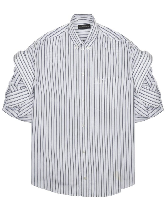 balenciaga shirt with lapels on the sleeves Balenciaga SHIRT WITH LAPELS ON THE SLEEVES