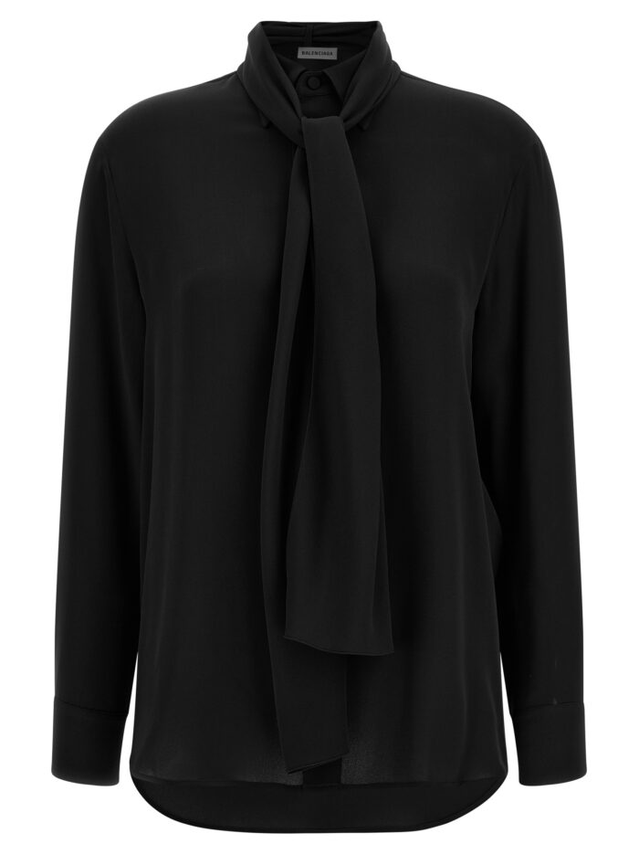 balenciaga shirt with scarf Balenciaga Shirt With Scarf