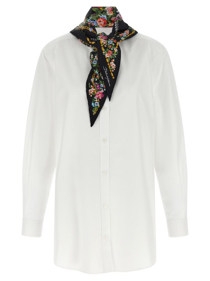 dolce & gabbana shirt with scarf Dolce & Gabbana Shirt With Scarf