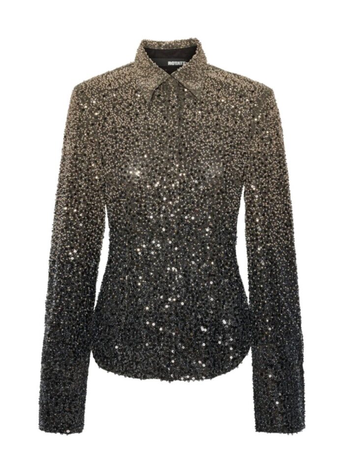 rotate birger christensen shirt with sequins Rotate Birger Christensen Shirt With Sequins