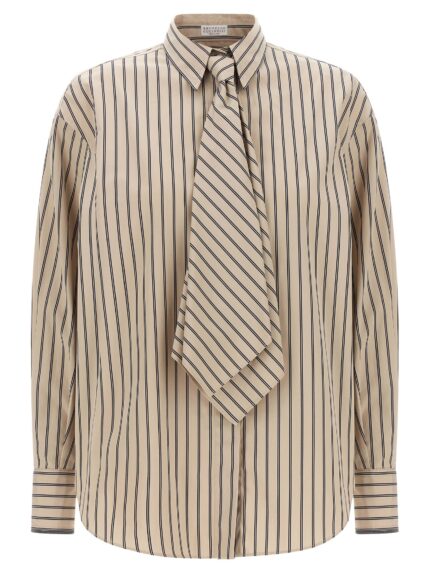 Brunello Cucinelli Shirt With Tie