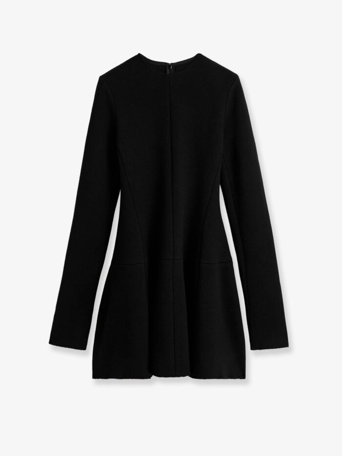 toteme short skater dress in wool blend TOTEME Short Skater Dress In Wool Blend