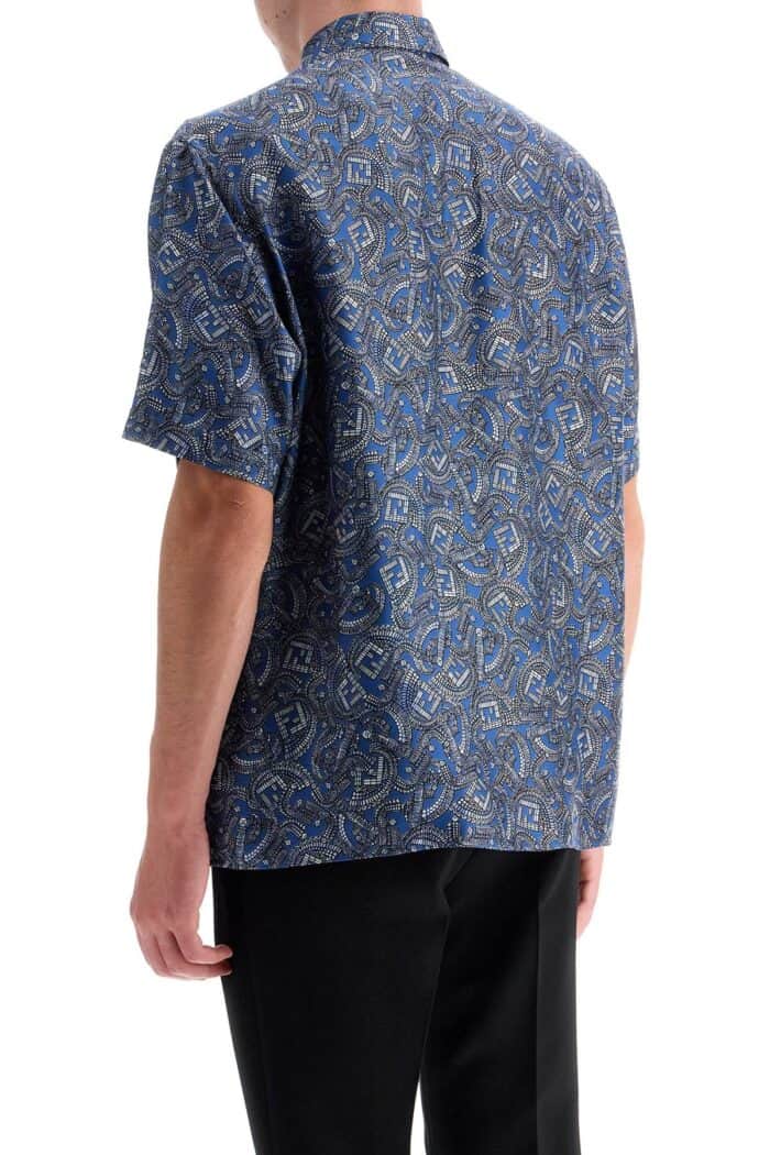 Short-sleeved Silk Shirt By Fendi Jew