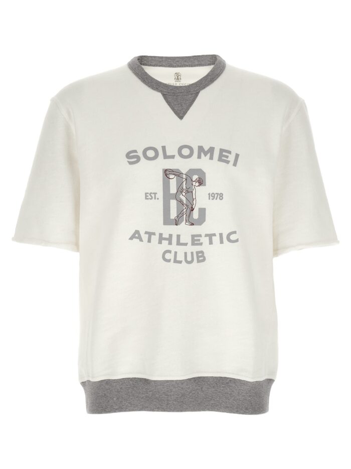brunello cucinelli short sleeved sweatshirt Brunello Cucinelli Short Sleeved Sweatshirt