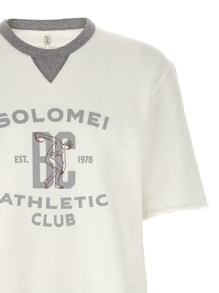 Brunello Cucinelli Short Sleeved Sweatshirt