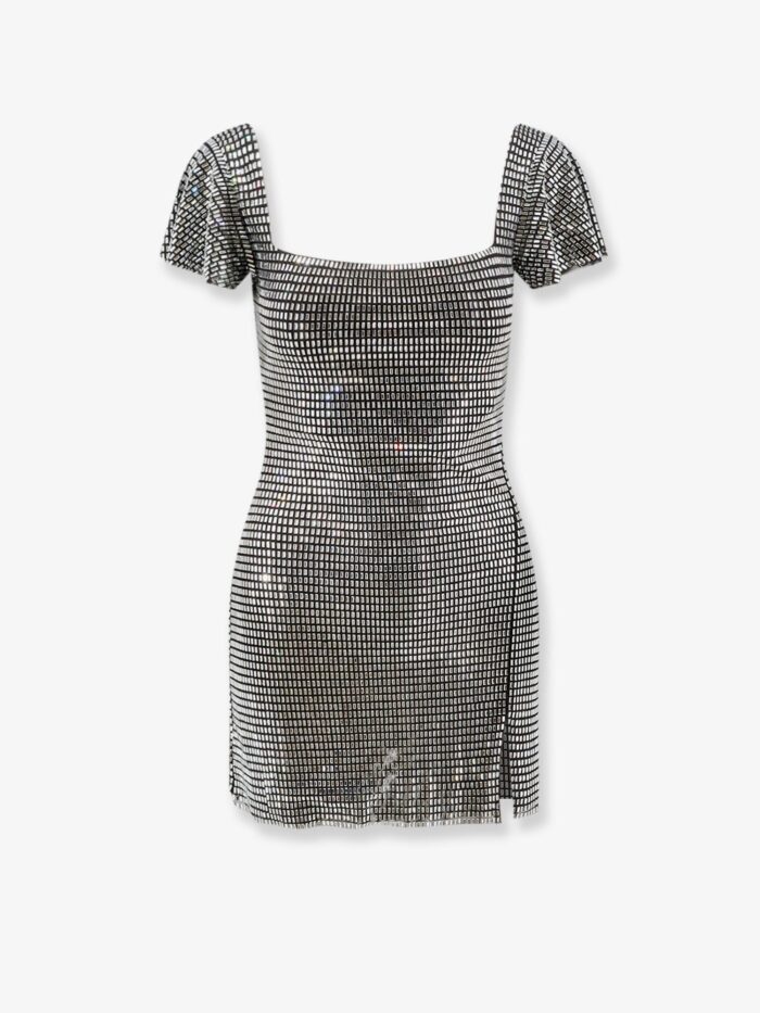 SELF PORTRAIT Short Tulle Dress With Rhinestones