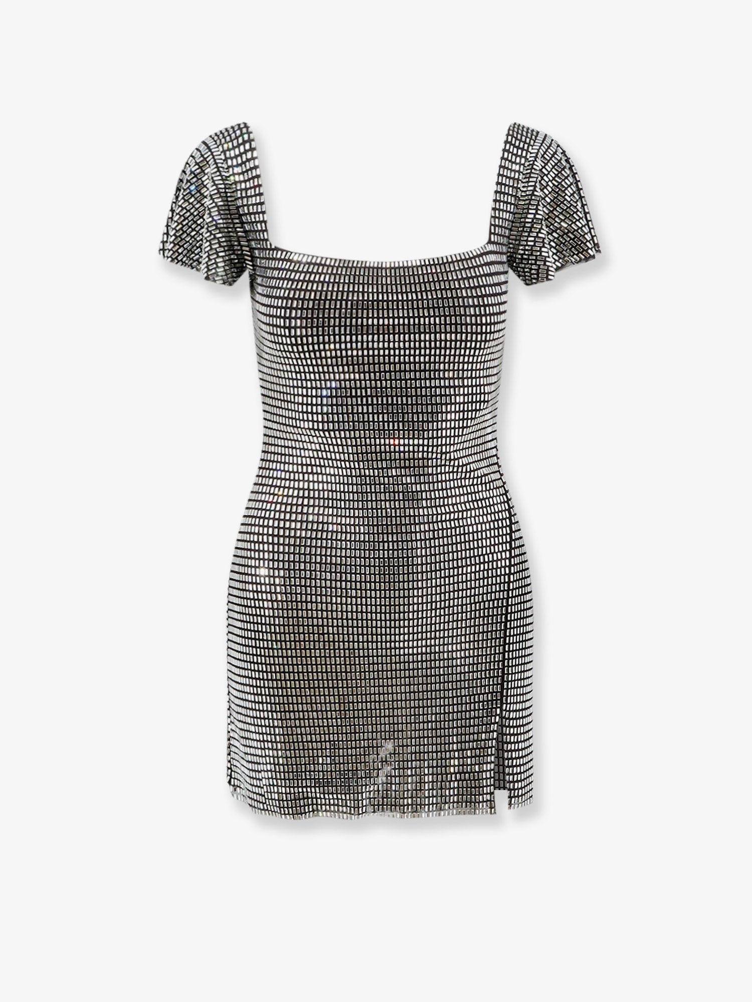 SELF PORTRAIT Short Tulle Dress With Rhinestones