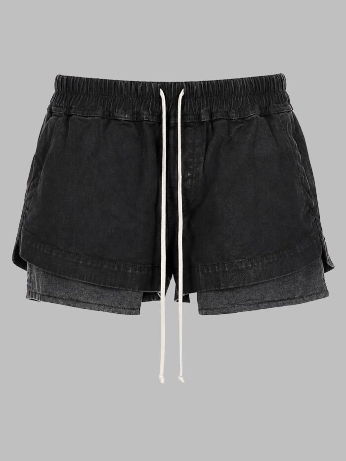 RICK OWENS DRKSHDW SHORTS "FOG"