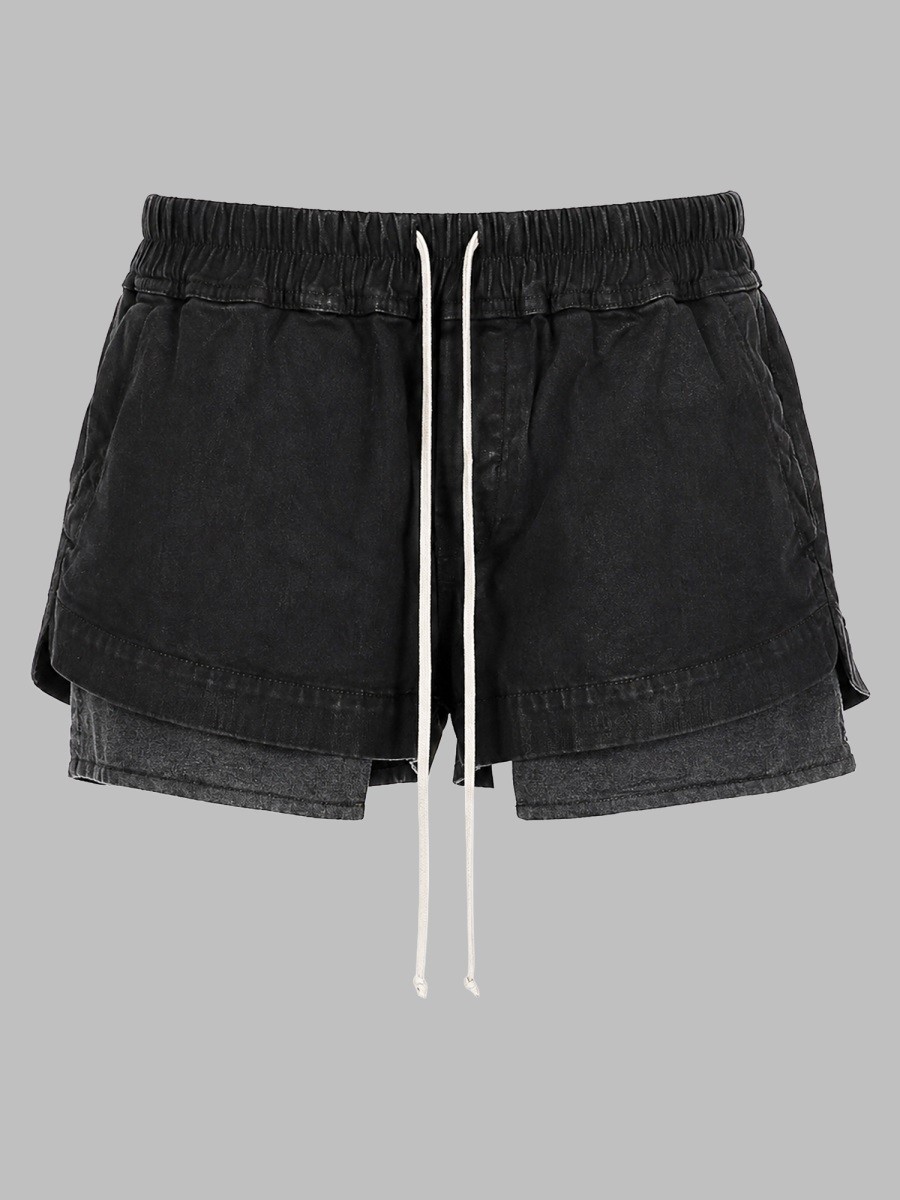 RICK OWENS DRKSHDW SHORTS "FOG"