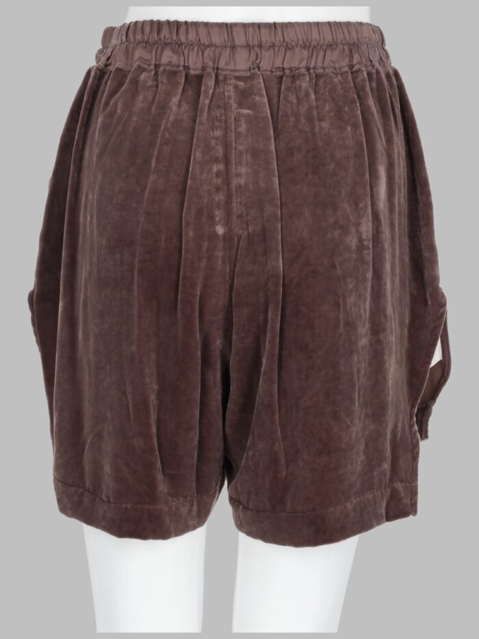 RICK OWENS SHORTS IN VISCOSA