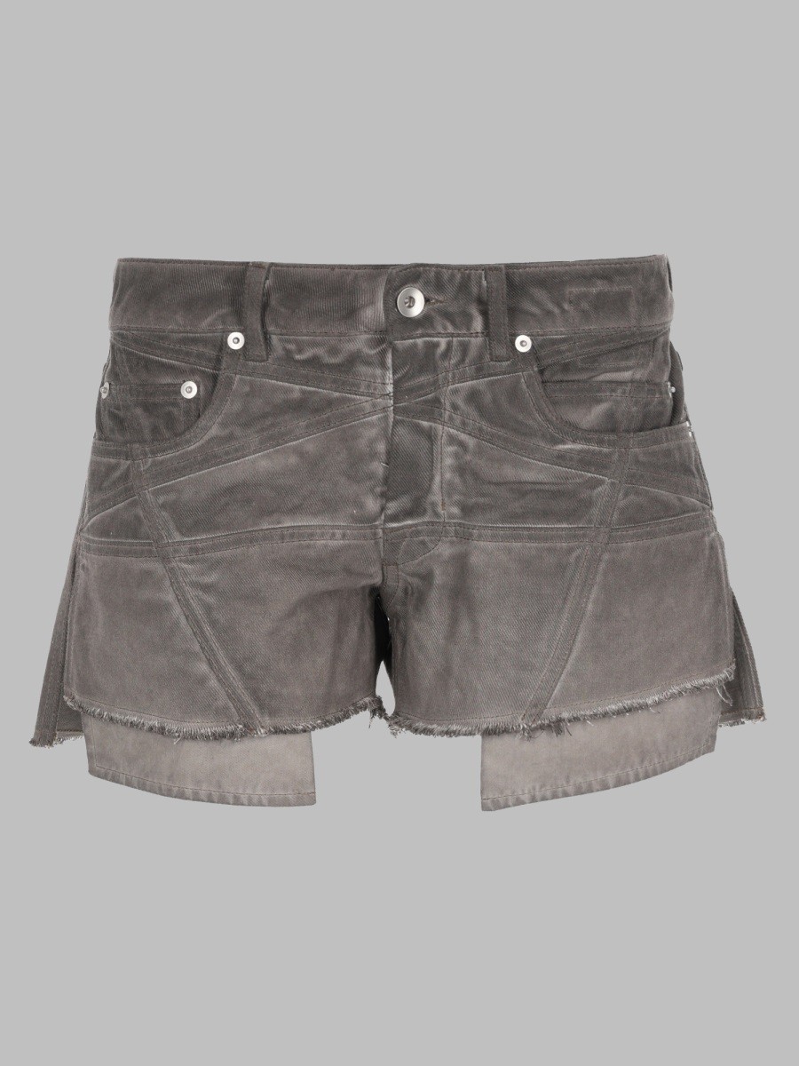 RICK OWENS DRKSHDW SHORTS "LANA CUT OFFS" IN DENIM
