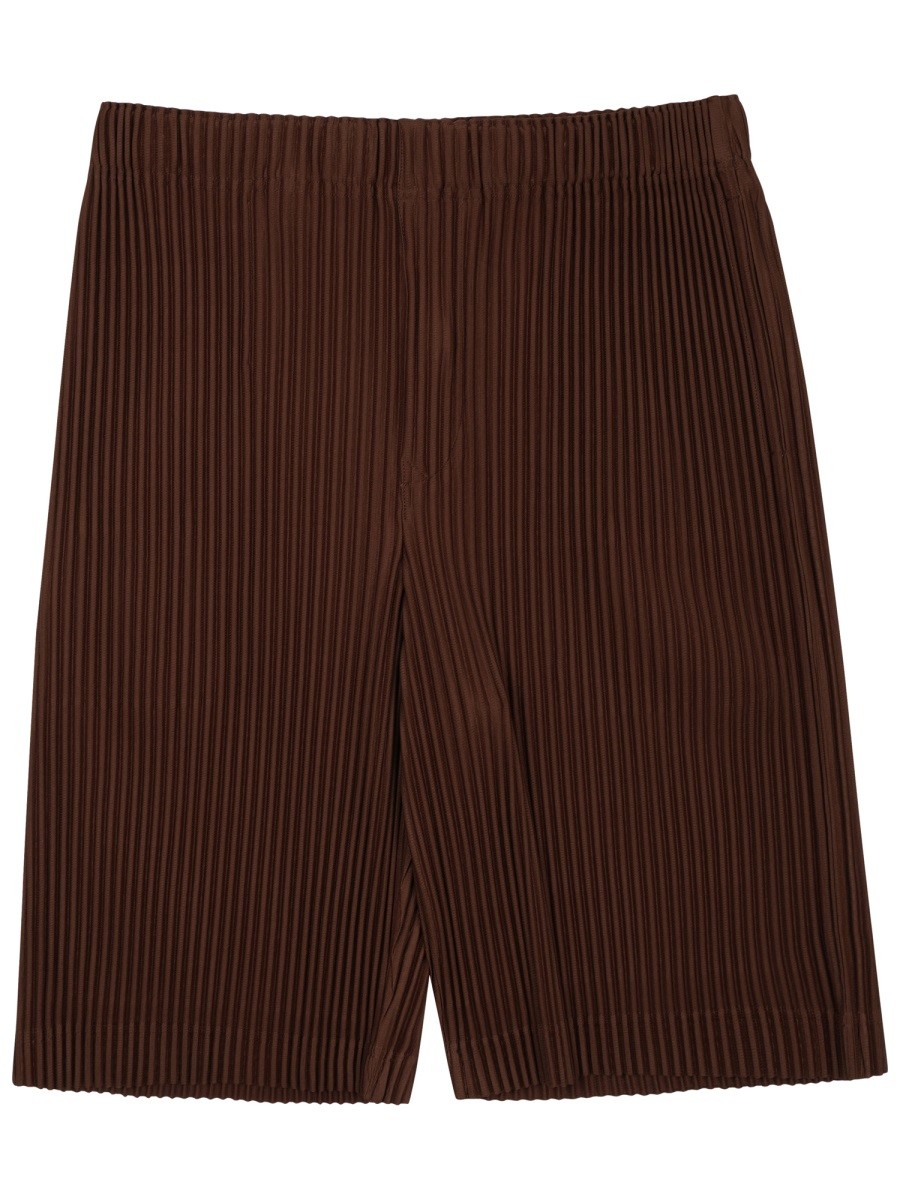 HOMME PLISSE ISSEY MIYAKE SHORTS PLISSETTATO
