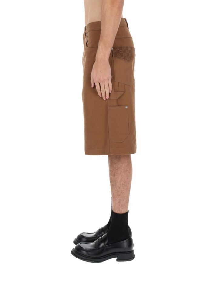 Gucci SHORTS WITH GG DETAILS